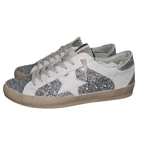 Shushop Sneakers Glitter Paris Size 7.5 EUC - Worn 2x
